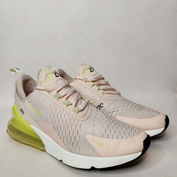 Nike Air Max 270 Running Shoes Womens Size 9 Guava Ice Pink Lime AH6789-802 - Picture 2 of 15